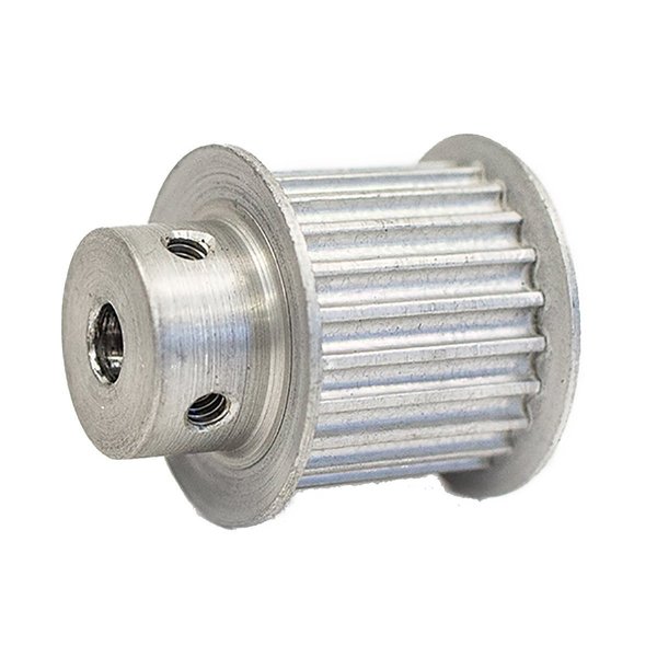 B B Manufacturing 19-3P15-6FA2, Timing Pulley, Aluminum, Clear Anodized 19-3P15-6FA2